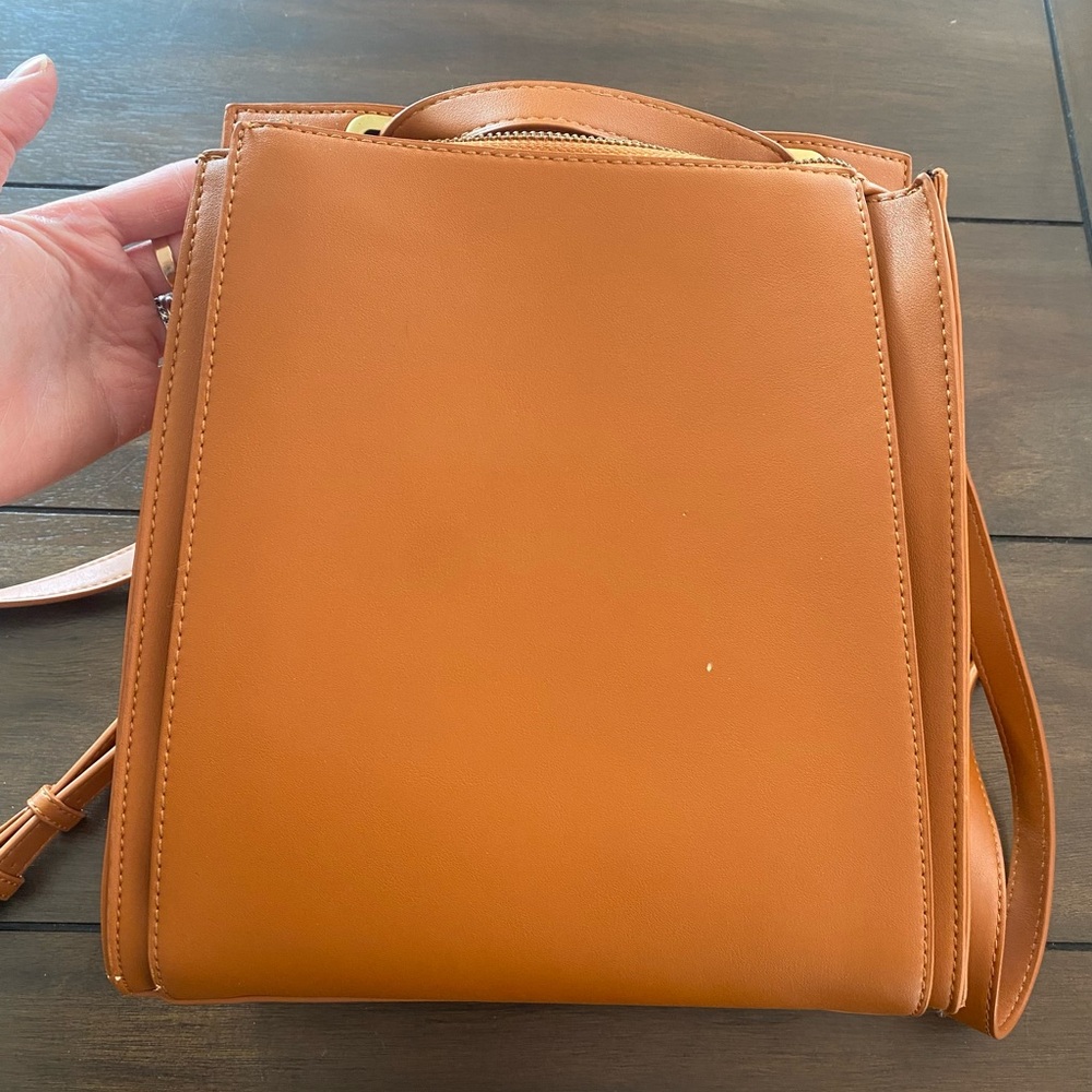 Street Level Elegant Tan Backpack